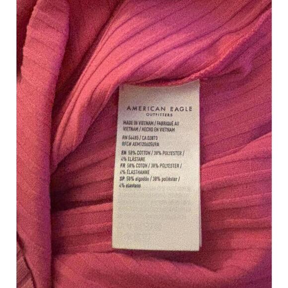 American Eagle Ribbed Baby Tee Size Small - Picture 7 of 7